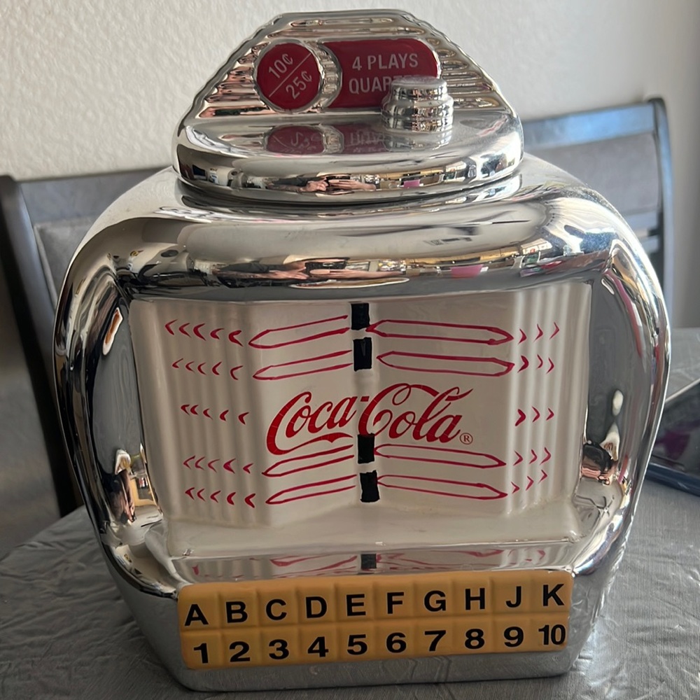 Vintage Coca Cola cookie jar